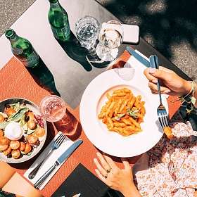 Piazzetta Terrasse Zürich Lunch