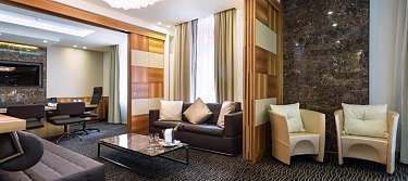 St Gotthard Suite Living Area