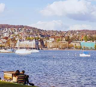 Fruehling Zuerich Zuerichsee