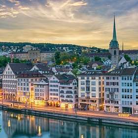 Zuerich Lindenhof Ausblick