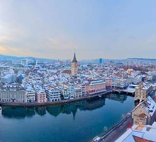 Winter Zurich Panorama