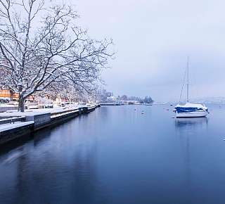 zurich winter zurich lake