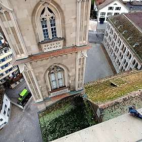 Zuerich Grossmuenster Ausblick